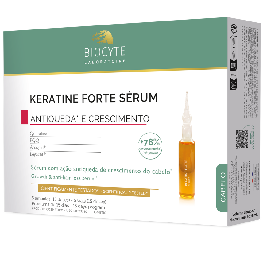 Imagem de Keratine Forte Sérum 5 x 9 Ml Ampolas